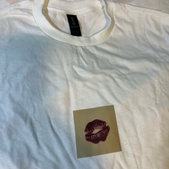 white basic oversized tee - Picture 3 of 4